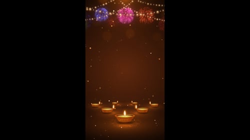 Diwali Lights With Fireworks 2