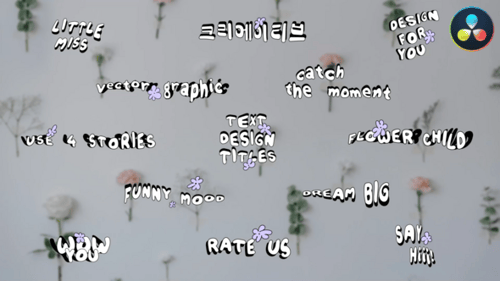 Animated Whimsical Doodle Text Titles