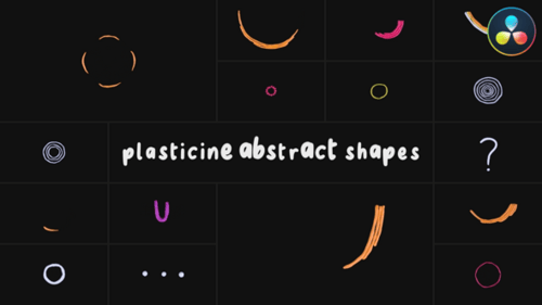 Plasticine Abstract Shapes | DaVinci Resolve