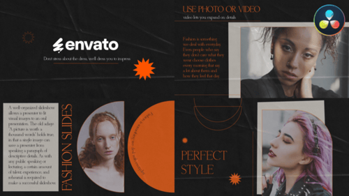 Fashion Slides for DaVinci Resolve
