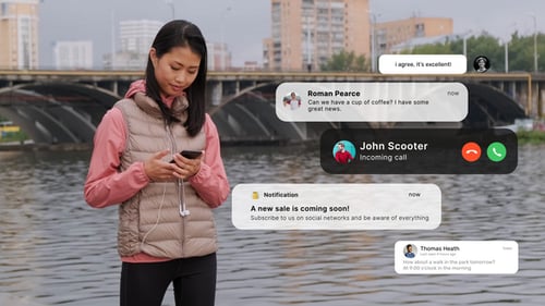 Text Notification Bars