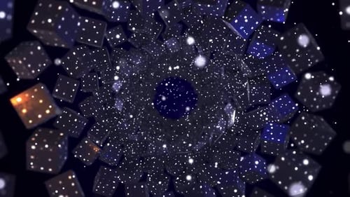 Abstract Dice Tunnel V2