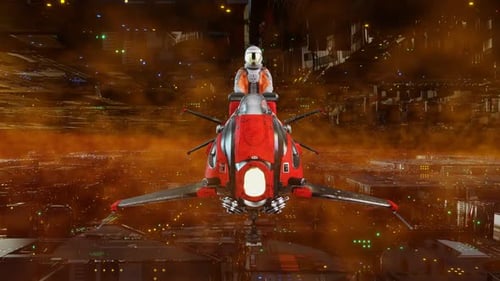 Astronaut's Flight In The Fog, Vj Loop Tunnel 02