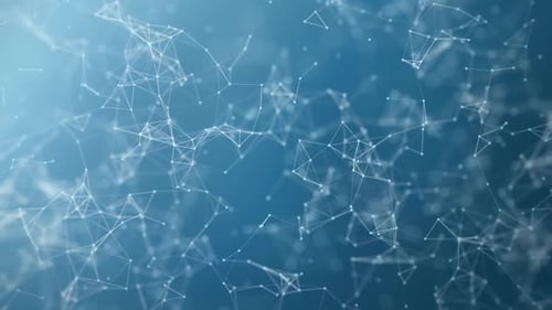 Abstract Digital Plexus Network Loop Background