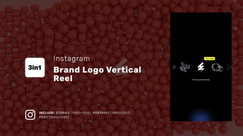 Brand Logo Vertical Reel