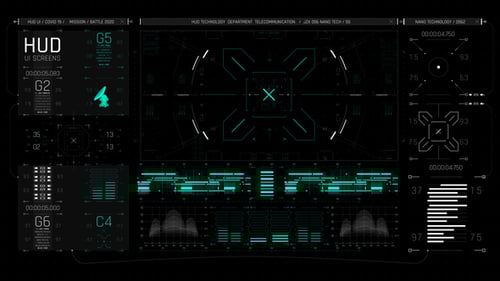 HUD UI Game Warrior Screen 01