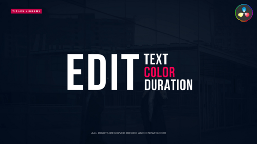 Kinetic Titles 2.0 | DaVinci Resolve