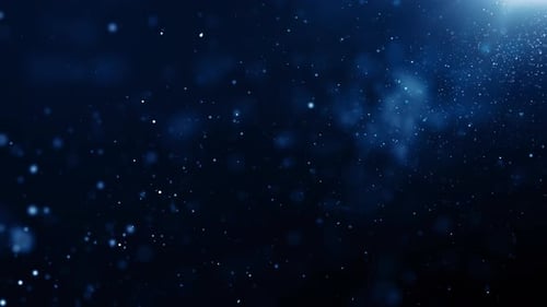 Particules luisantes galactiques bleues