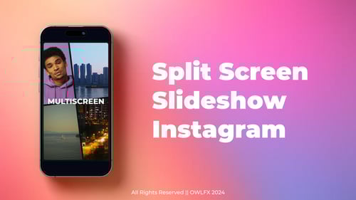 Split Screen Instagram Slideshow