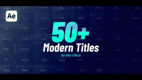 Modern Corporate Lower Thirds and Title Animations