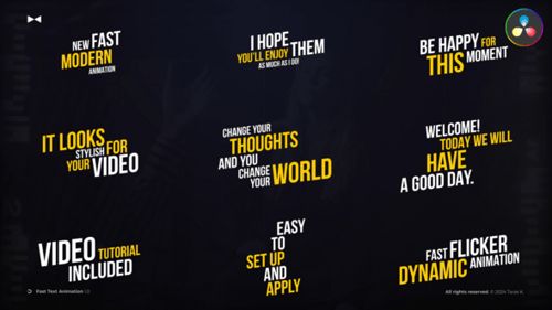 Fast Text Animation 1.0 \ DR