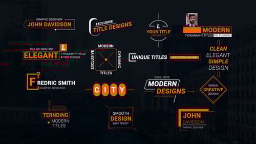 Title Animations & Lower Thirds