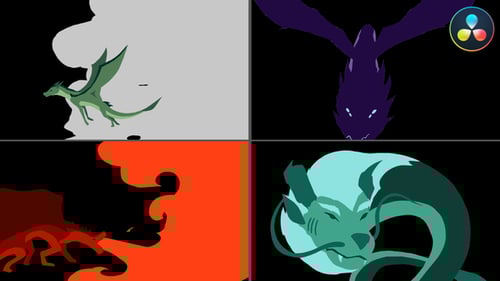 Dragon Transitions Pack | DaVinci Resolve