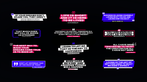 Text Quotes Animation - DR