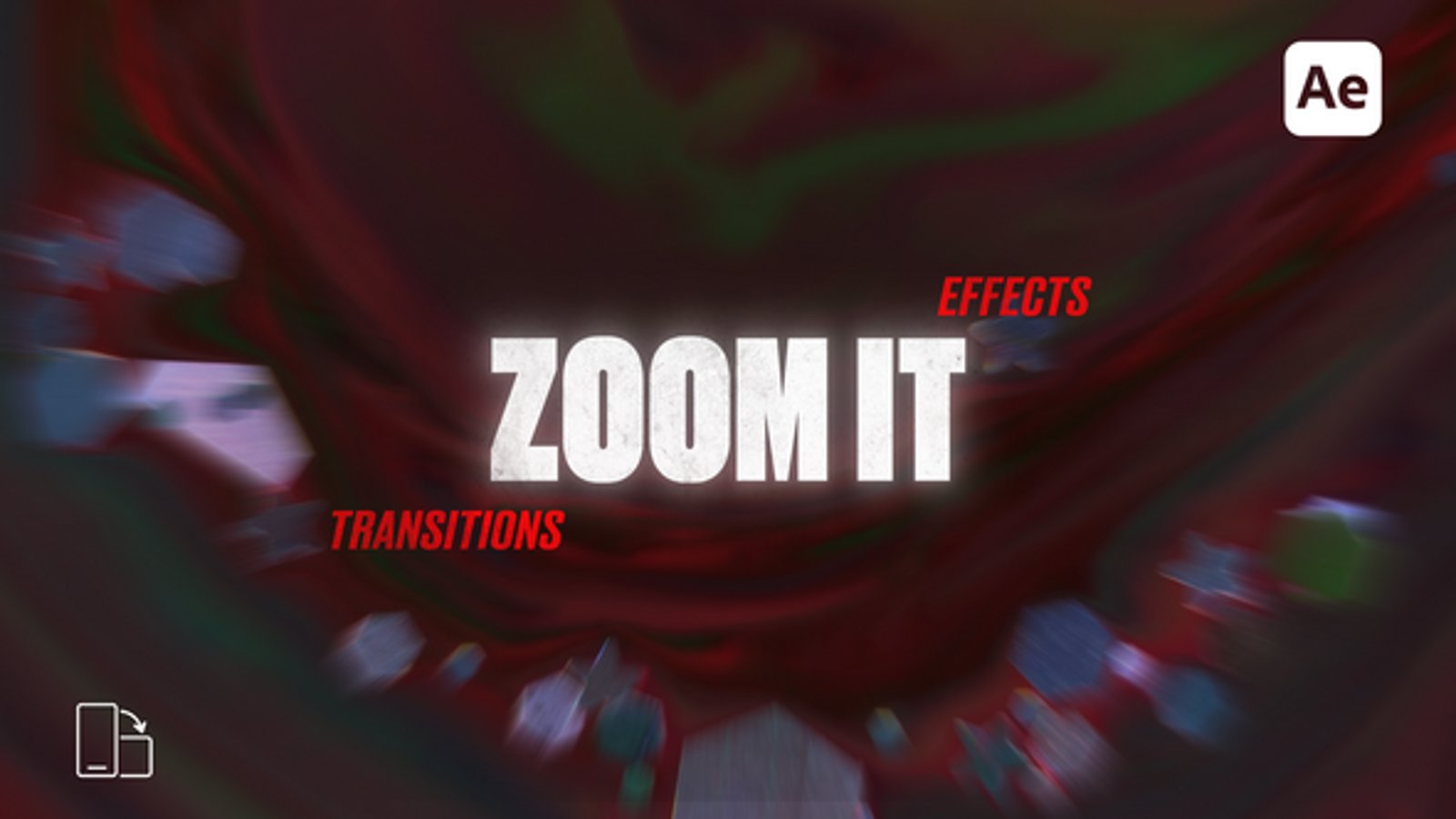 Dynamic Zoom Transitions with Lens Distortion and Color Flash, Elements ...