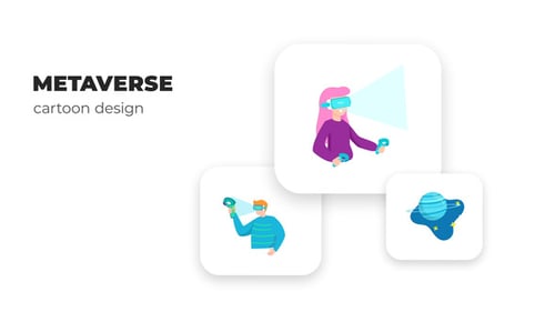 Metaverse - Diseño de dibujos animados