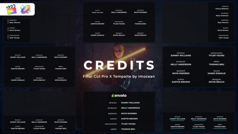 Final credits, Titles ft. rolling credits & credits roll - Envato