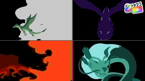 Dragon Transitions Pack | FCPX