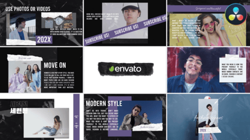 Torn Scenes for DaVinci Resolve