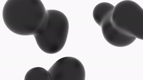 Black and White Abstractions Forms Blending in Underwater