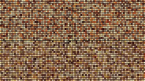 Abstract Digital Grid Flickering Pixels Loop Background
