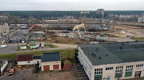 Sea port terminal industrial zone