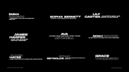 Animated RGB Glitch Lower Thirds Pack