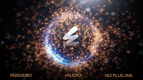 Cinematic Particle Explosion Logo Reveal Opener