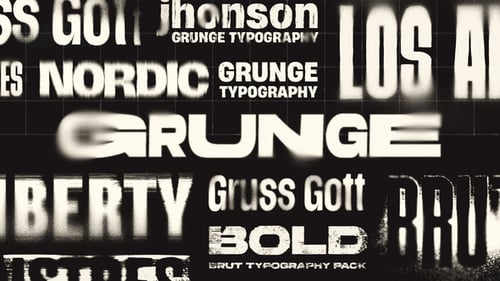 Grunge Titles