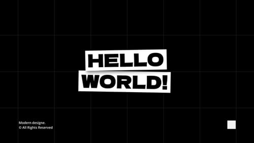 Dynamic Minimal Box Titles for Modern Presentations