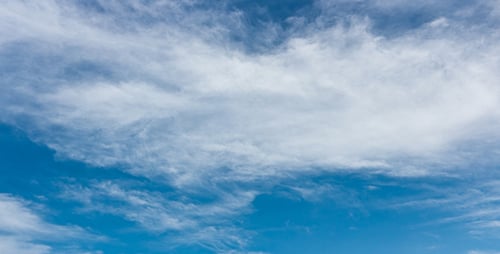 White Clouds against a Blue Sky