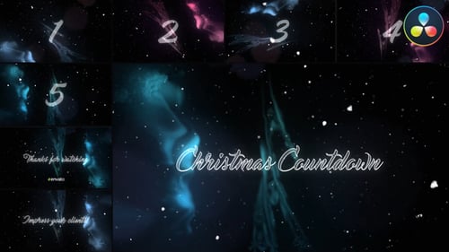 Christmas Countdown for DaVinci Resolve