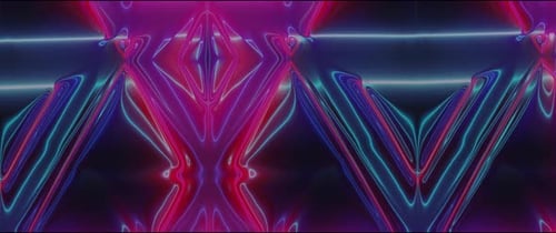 Futuristische Kaleidoskop-Abstracts