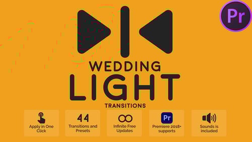 Wedding Light Transitions pour Premiere Pro