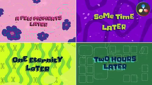 Playful Animated 'Later' Title Cards