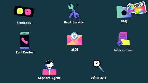 Support Service Icons And Titles for FCPX