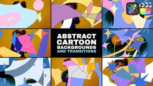 Abstract Cartoon Transitions | FCPX