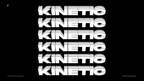 Kinetic Titles 5.0 | FCPX & Apple Motion