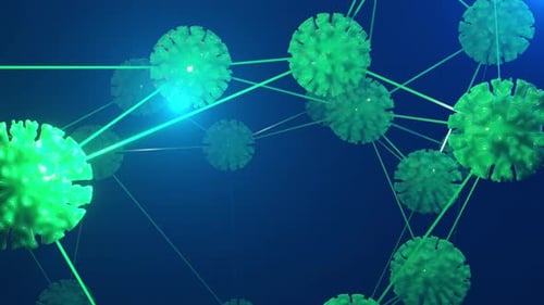 Animation sur la propagation du coronavirus