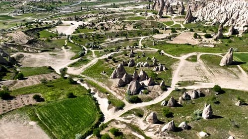 The Cosmic Landscape of Cappadocia aerial view 4 K