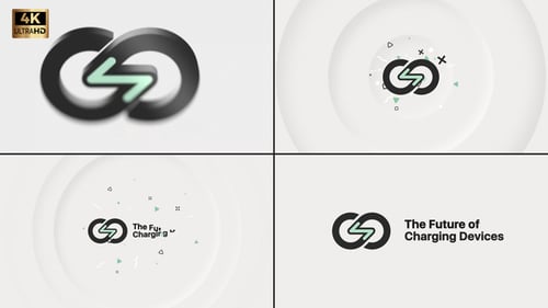 Modern Tech Logo Reveal with Geometric Accents