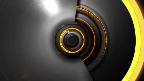 Vj light tunnel motion background