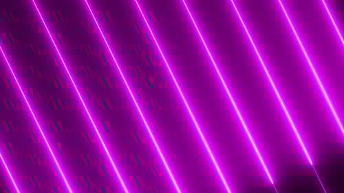 Neon Purple Diagonal Lines Loop Background