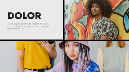 Split Screens Titles - 3 Frames