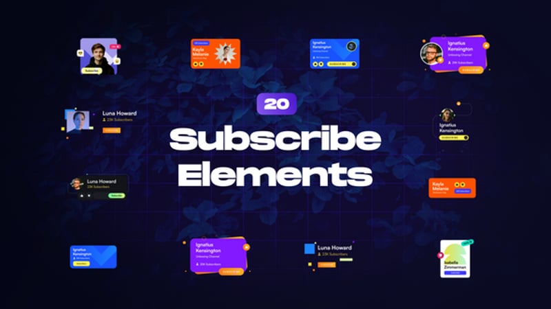 Subscribe Editable Video Templates - Envato