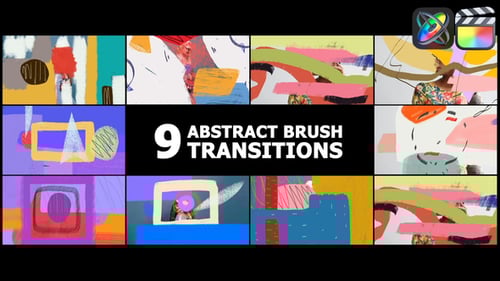 Abstract Brush Transitions | FCPX