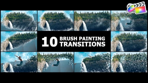 Brush Painting Transitions for FCPX