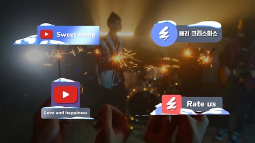 Snow Social Media Lower Thirds for FCPX