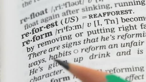 Reform, Pencil Pointing Definition in English Dictionary, Changing State Order