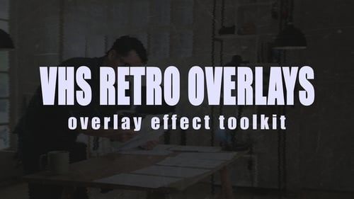 VHS Retro Film Frame Overlays